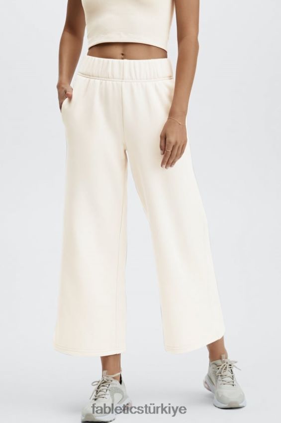 tr Fabletics kadınlar jamie geniş paça pantolon beyaz/limon damlası/portakal şerbeti 40R06B191