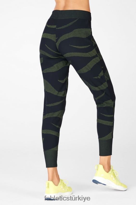 tr Fabletics kadınlar joelle jakarlı koşucu peluş pembe/siyah 40R06B215