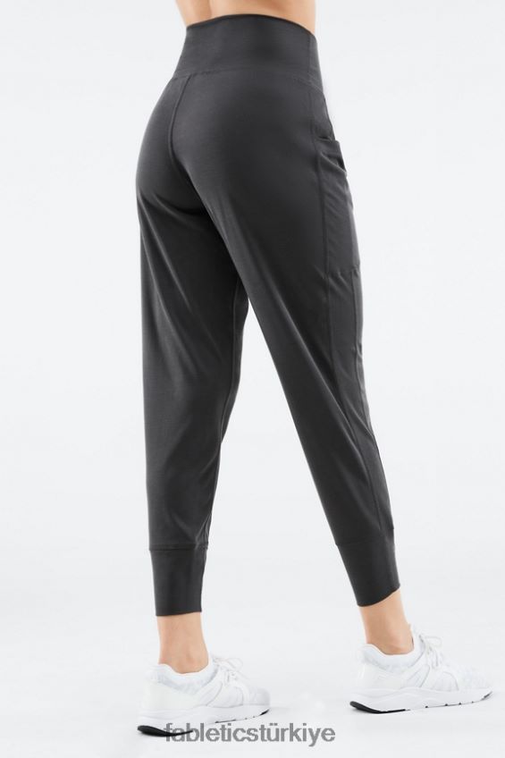 tr Fabletics kadınlar şık triko büzgülü pantalon koyu lacivert/elektrik mavisi 40R06B158