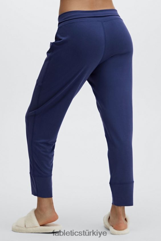 tr Fabletics kadınlar şık triko büzgülü pantalon mermer zebra/vurgulayıcı dalgalı çita 40R06B155