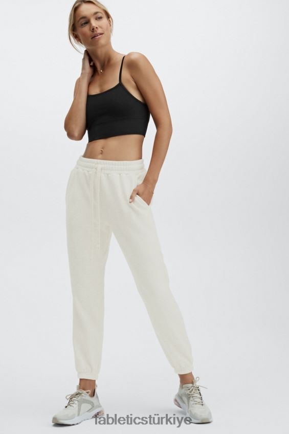 tr Fabletics kadınlar klasik eşofman altı siyah beyaz 40R06B165