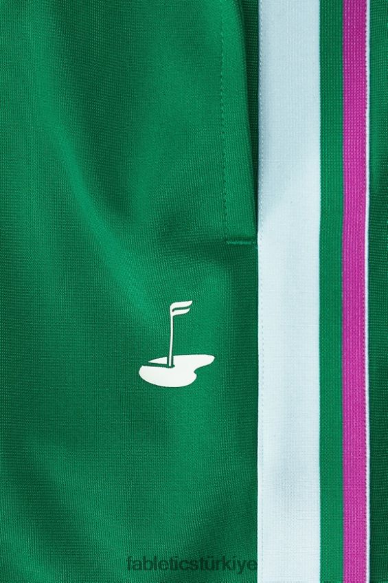 tr Fabletics kadınlar konik triko pantolon çimen yeşili/çok şeritli 40R06B34