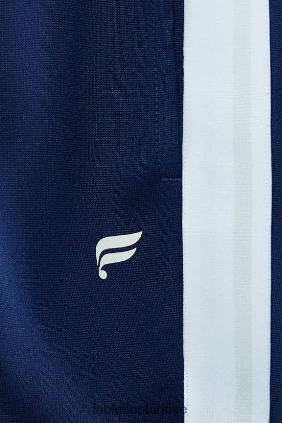 tr Fabletics kadınlar konik triko pantolon kolej donanması / çok şeritli 40R06B33