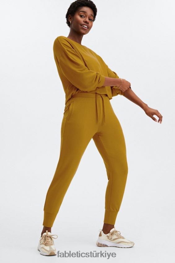 tr Fabletics kadınlar lüks havlu koşucu 2 wasabi/ak balıkçıl 40R06B18