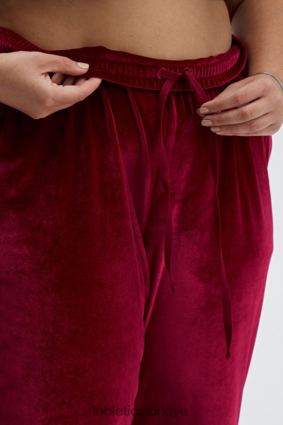 tr Fabletics kadınlar lüks kadife koşucu aşırı kraliyet/salyangozu yumruğu/öğleden sonra güneşi 40R06B152