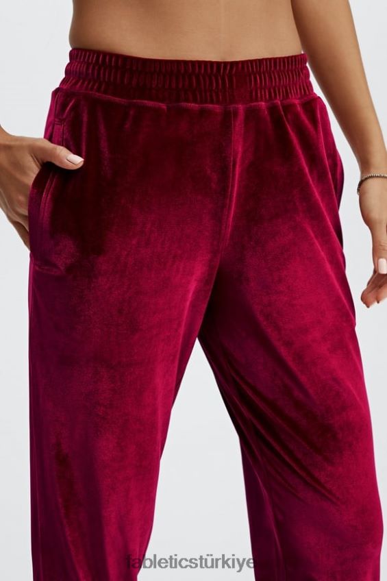 tr Fabletics kadınlar lüks kadife koşucu puslu leylak 40R06B151