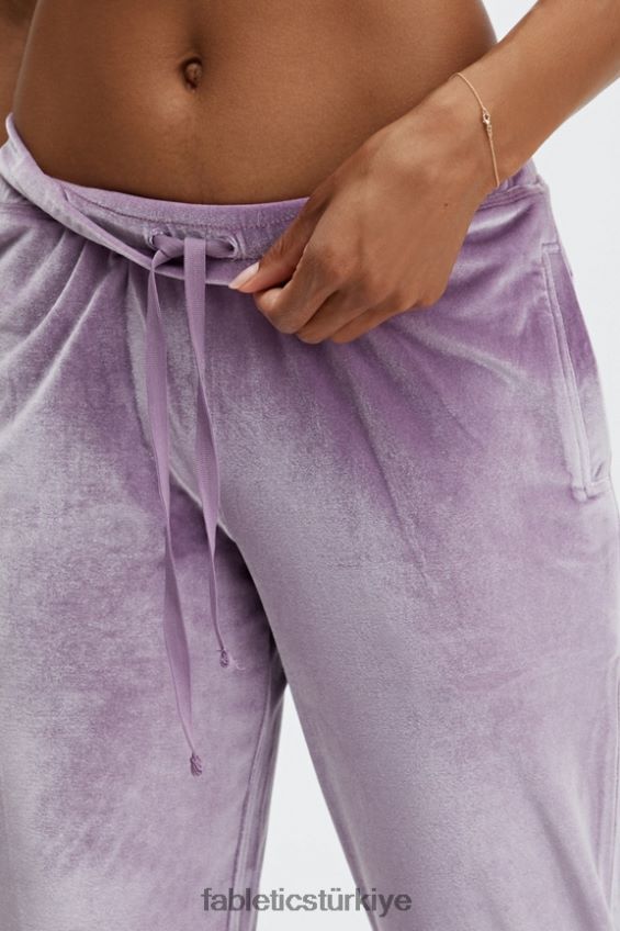 tr Fabletics kadınlar lüks kadife koşucu soluk zeytin/pembe yumruk 40R06B150