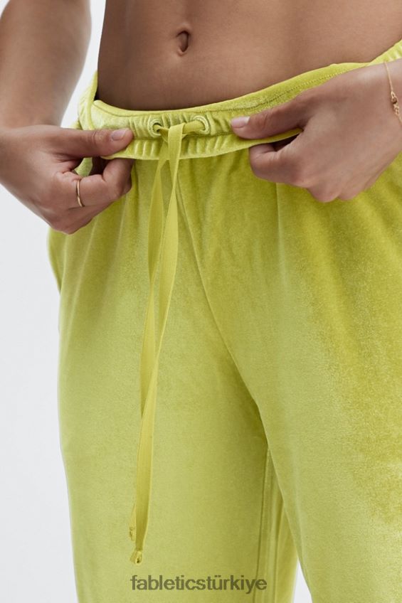 tr Fabletics kadınlar lüks kadife koşucu yumuşak beyaz/lacivert şakayık 40R06B149