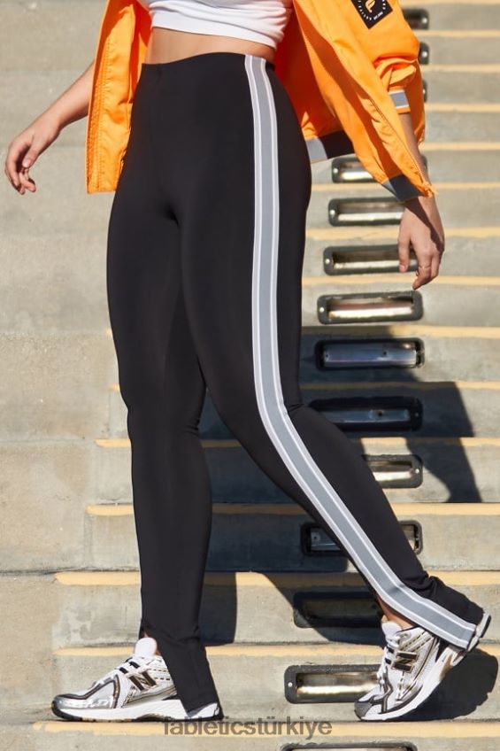 tr Fabletics kadınlar motion365+ kıvrık şeritli çekmeli pantolon siyah/yağmur bulutu 40R06B47