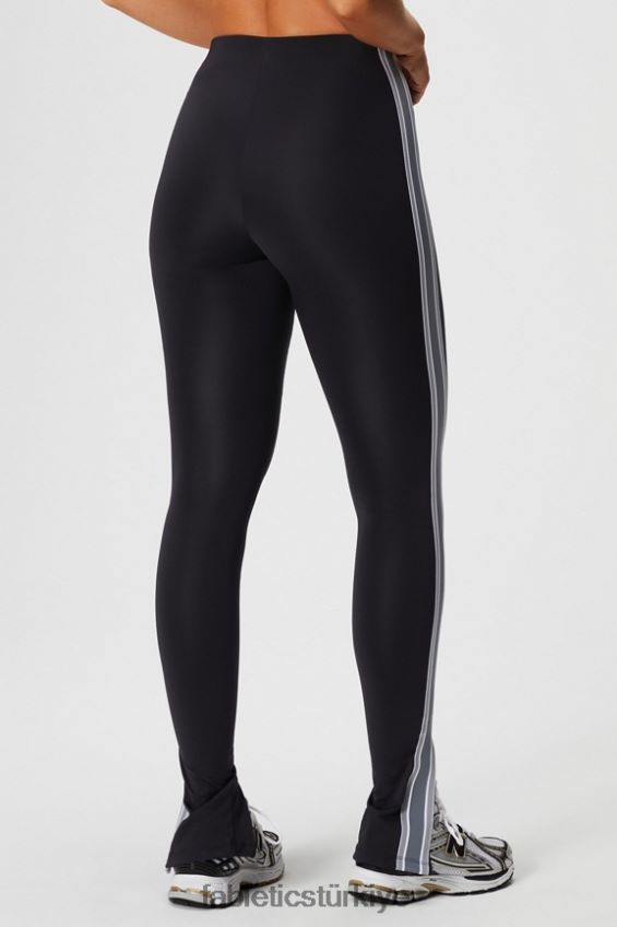 tr Fabletics kadınlar motion365+ kıvrık şeritli çekmeli pantolon siyah/yağmur bulutu 40R06B47