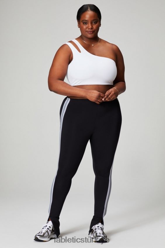tr Fabletics kadınlar motion365+ kıvrık şeritli çekmeli pantolon siyah/yağmur bulutu 40R06B48