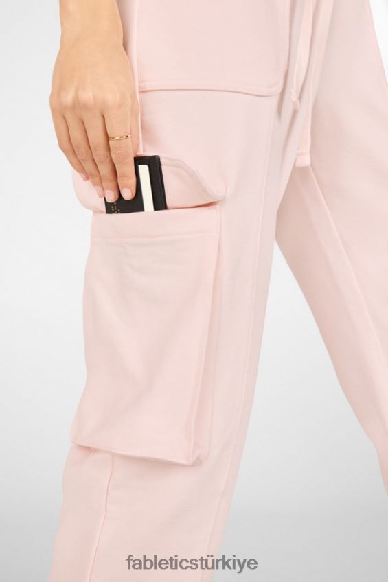 tr Fabletics kadınlar nyla kargo pantolon pas/tozlu sedir/inci pembesi 40R06B205