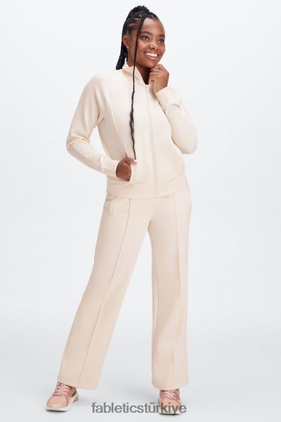 tr Fabletics kadınlar peluş interlok geniş paça pantolon tuğla/çoklu 40R06B118