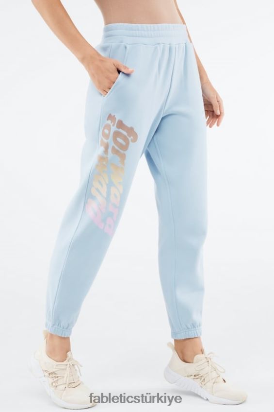 tr Fabletics kadınlar reina grafik eşofman mavi taş/ileri 40R06B145