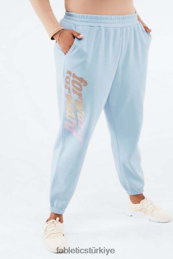 tr Fabletics kadınlar reina grafik eşofman mavi taş/ileri 40R06B146