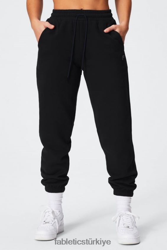 tr Fabletics kadınlar sonsuza kadar polar eşofman altı siyah/kalaylı 40R06B71