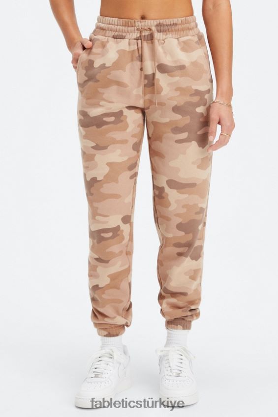 tr Fabletics kadınlar sonsuza kadar polar eşofman altı teddy büyük camo/latte 40R06B70