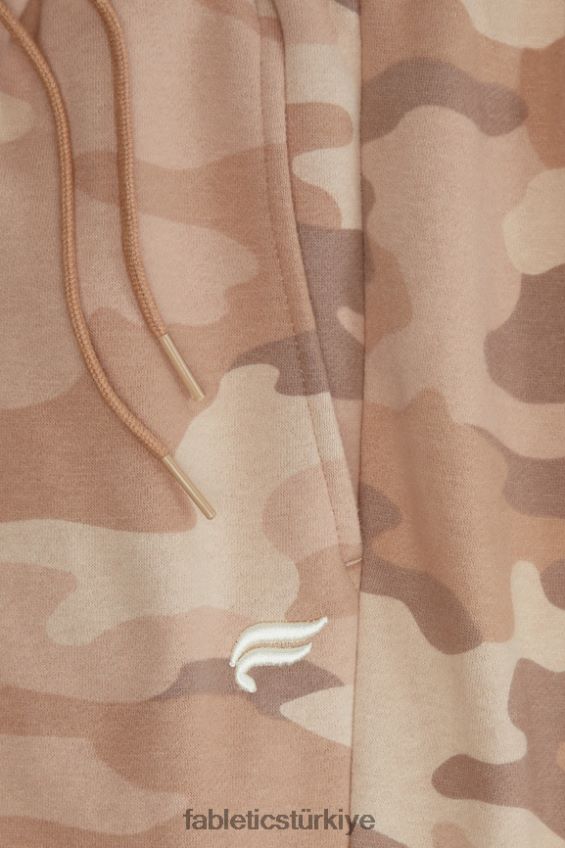 tr Fabletics kadınlar sonsuza kadar polar eşofman altı teddy büyük camo/latte 40R06B70