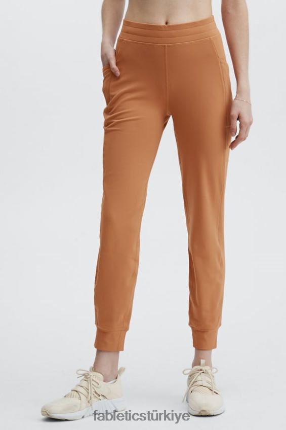 tr Fabletics kadınlar thermaflex yüksek belli cepli jogger peluş pembe/siyah 40R06B62