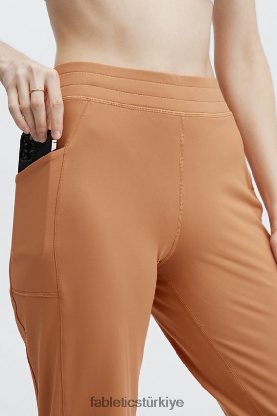 tr Fabletics kadınlar thermaflex yüksek belli cepli jogger peluş pembe/siyah 40R06B62