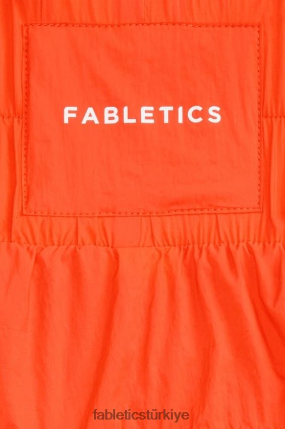 tr Fabletics kadınlar ultra yüksek belli borulu naylon pantolon tutku turuncusu/yansıtıcı gümüş 40R06B6