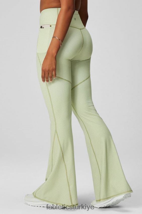 tr Fabletics kadınlar yüksek belli çapraz parlama koyu lacivert/elektrik mavisi 40R06B43