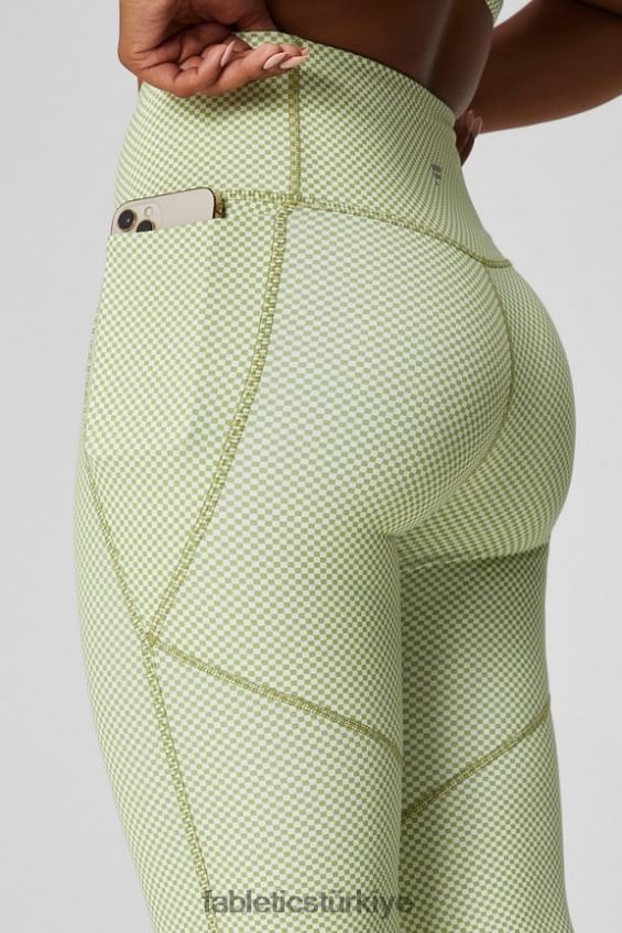 tr Fabletics kadınlar yüksek belli çapraz parlama koyu lacivert/elektrik mavisi 40R06B43