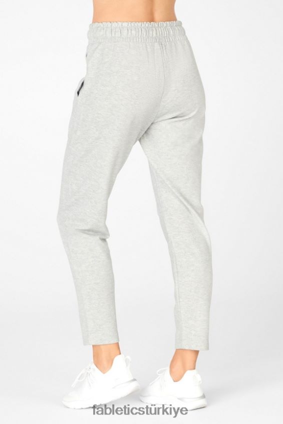 tr Fabletics kadınlar zımpara konik pantolon açık gri melanj/latte 40R06B209