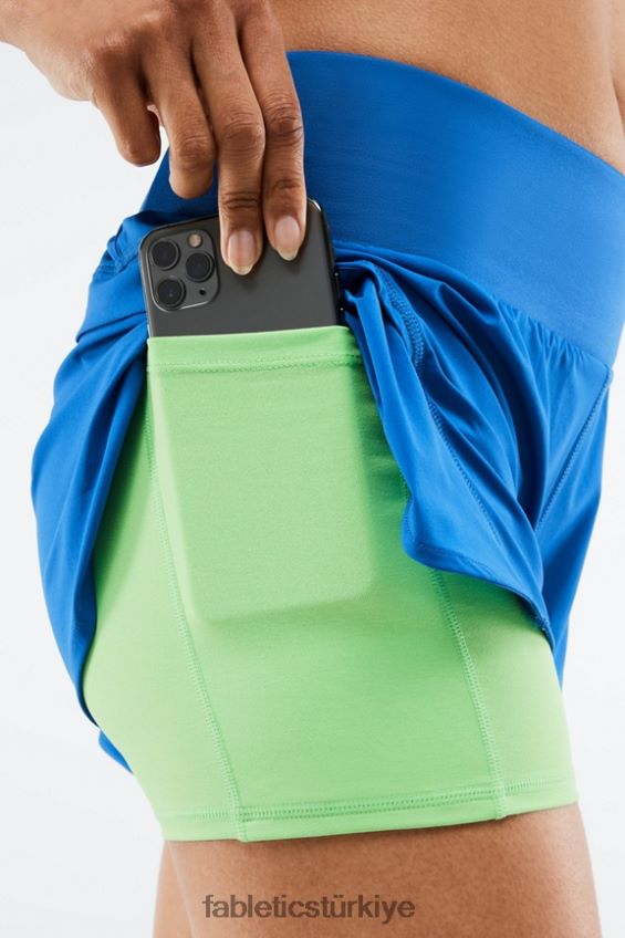 tr Fabletics kadınlar austyn kısa koşusu elektrik mavisi/muhabbet kuşu 40R06B571