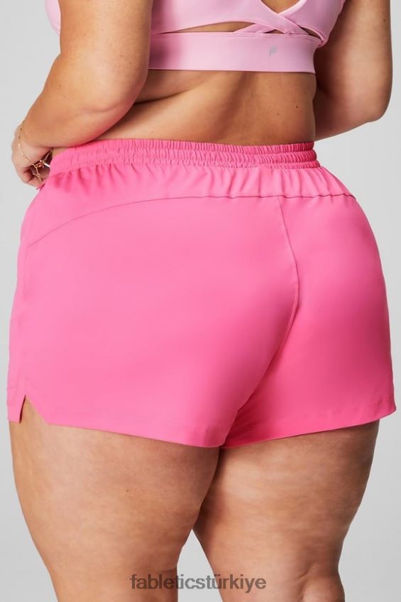 tr Fabletics kadınlar bir kısa 3\'\' klasik gri melanj/beyaz 40R06B244