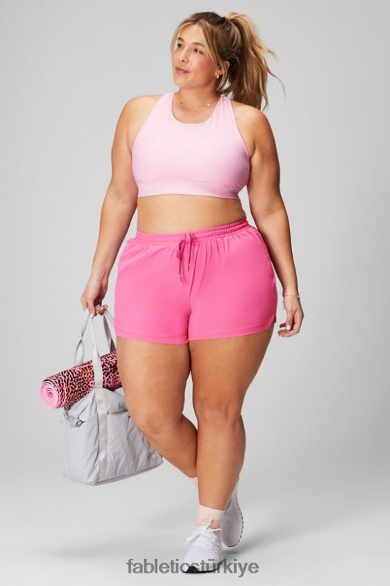 tr Fabletics kadınlar bir kısa 3\'\' klasik gri melanj/beyaz 40R06B244