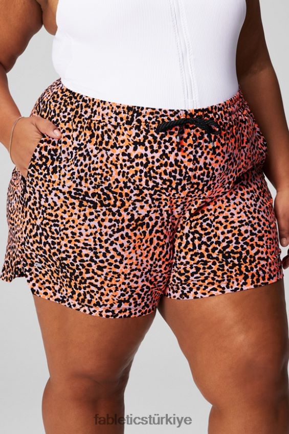 tr Fabletics kadınlar bir kısa 5'' gök gürültüsü/safir buz/beyaz 40R06B238