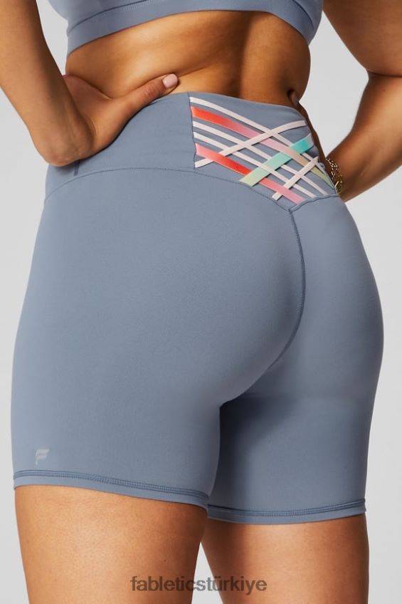 tr Fabletics kadınlar boost powerhold yüksek belli 6'' kısa bütün gün fırtına bulutu/ombre 40R06B410