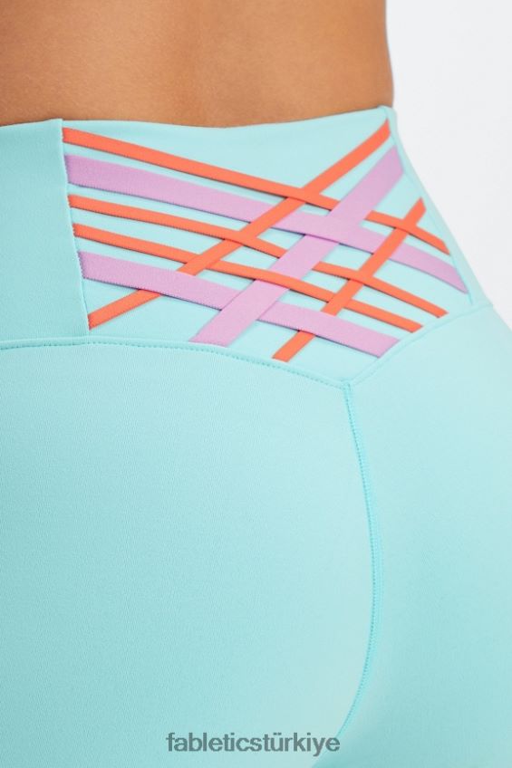 tr Fabletics kadınlar boost powerhold yüksek belli 6\'\' kısa kristal dalga/çoklu 40R06B417