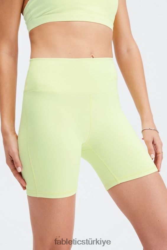 tr Fabletics kadınlar boost powerhold yüksek belli 6\'\' kısa limon kreması/çoklu 40R06B414
