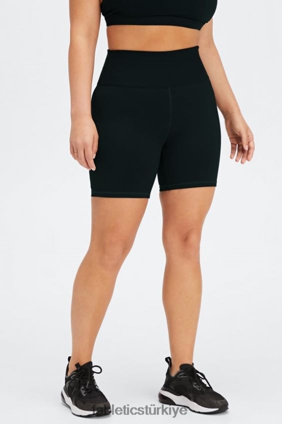tr Fabletics kadınlar boost powerhold yüksek belli 6\'\' kısa siyah/yanmış hardal dalgalı aslan 40R06B418