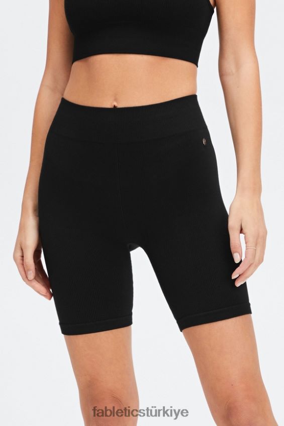 tr Fabletics kadınlar bulut dikişsiz yüksek belli 7\" kısa ak balıkçıl/altın 40R06B444