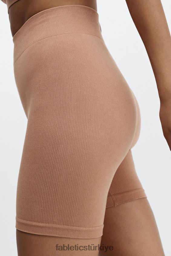 tr Fabletics kadınlar bulut dikişsiz yüksek belli 7\" kısa elektrikli kiraz/elektrikli kiraz mini leopar 40R06B447