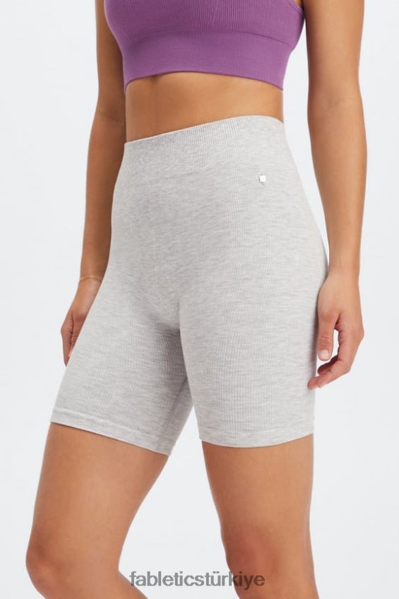 tr Fabletics kadınlar bulut dikişsiz yüksek belli 7" kısa koyu kırmızı folyo yıldız tozu/altın 40R06B445