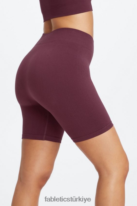 tr Fabletics kadınlar bulut dikişsiz yüksek belli 7" kısa siyah/vurgulayıcı dalgalı çita 40R06B442
