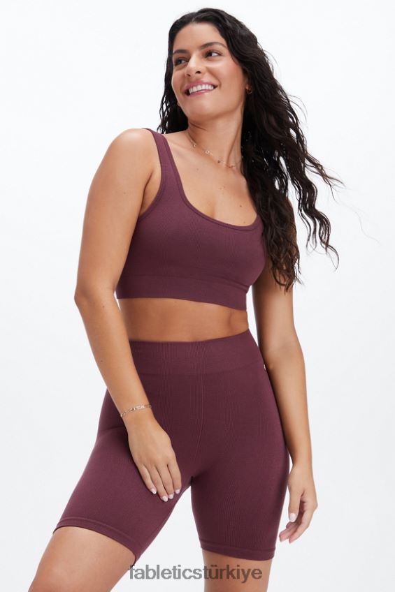 tr Fabletics kadınlar bulut dikişsiz yüksek belli 7\" kısa siyah/vurgulayıcı dalgalı çita 40R06B442