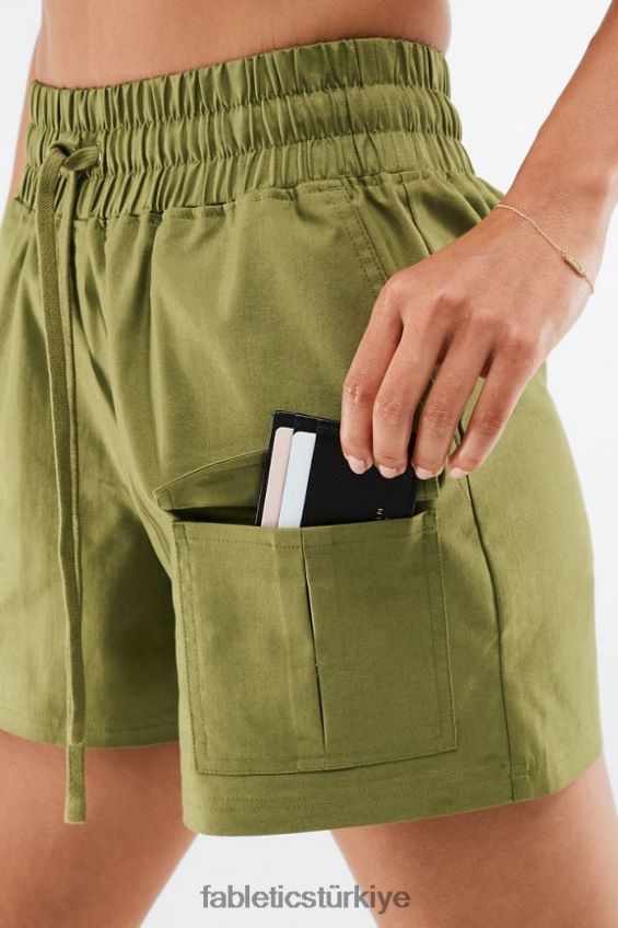 tr Fabletics kadınlar camden kargo kısa derin donanma/atletizm kulübü 40R06B558
