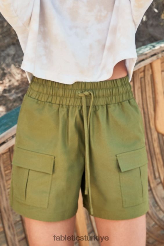 tr Fabletics kadınlar camden kargo kısa derin donanma/atletizm kulübü 40R06B558