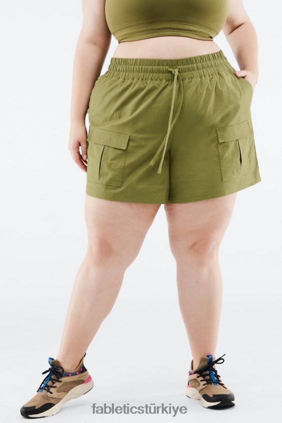 tr Fabletics kadınlar camden kargo kısa derin donanma/atletizm kulübü 40R06B559