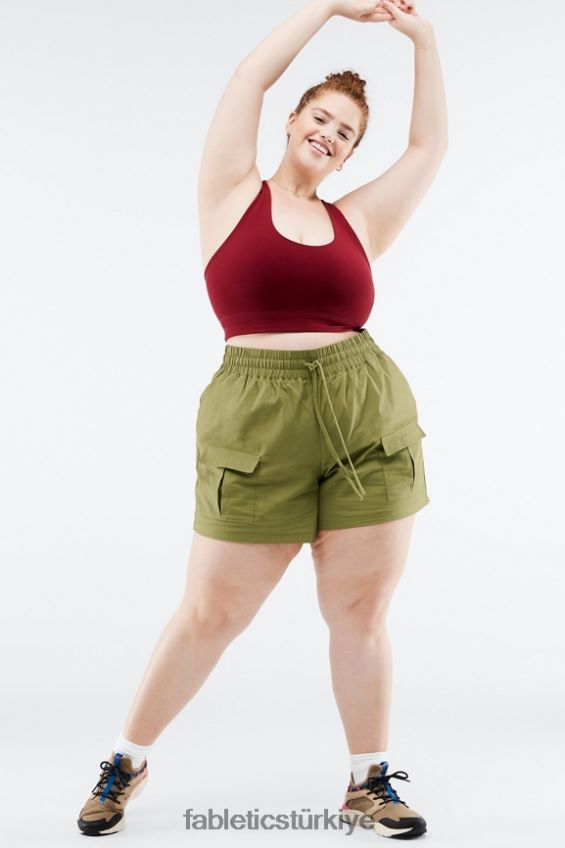 tr Fabletics kadınlar camden kargo kısa derin donanma/atletizm kulübü 40R06B559
