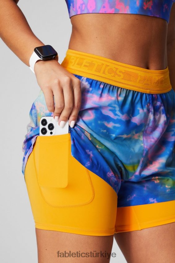 tr Fabletics kadınlar delikli çalışma 5\" kısa bunaltıcı/öğleden sonra güneşi/yansıtıcı gümüş 40R06B595