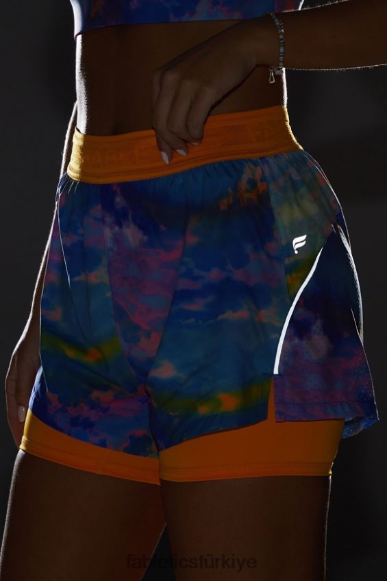 tr Fabletics kadınlar delikli çalışma 5\" kısa bunaltıcı/öğleden sonra güneşi/yansıtıcı gümüş 40R06B595