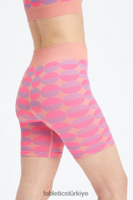 tr Fabletics kadınlar dikişsiz yüksek belli 9\'\' kısa safari timsahı/safari 40R06B504
