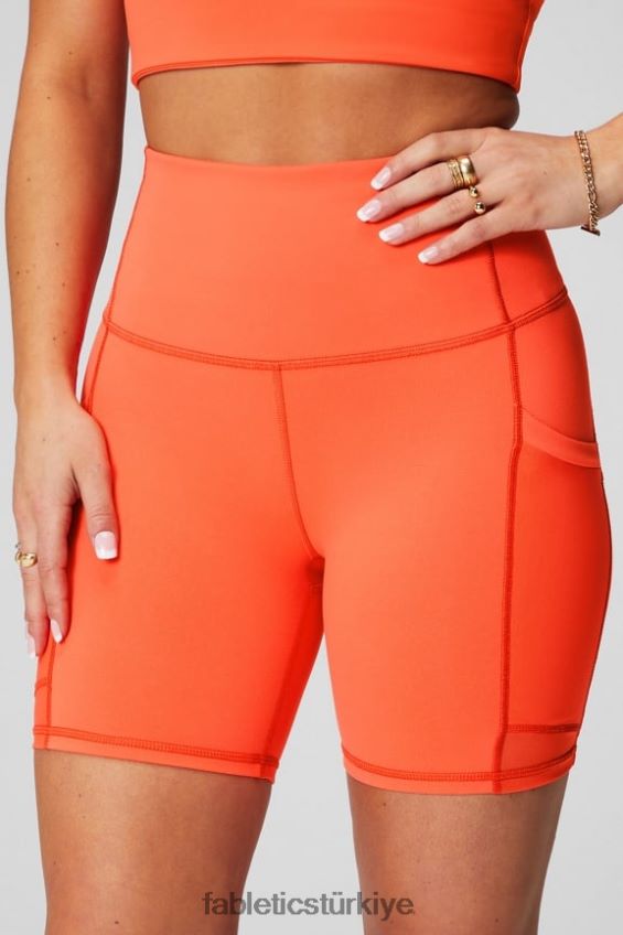 tr Fabletics kadınlar hareket halindeyken powerhold ultra hw 6\'\' kısa sekoya/pembe ton 40R06B390
