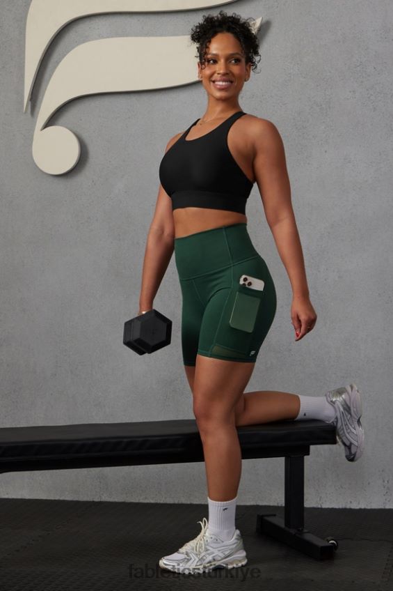 tr Fabletics kadınlar hareket halindeyken powerhold ultra hw 6\'\' kısa yağmur bulutu/mavi gökyüzü 40R06B388